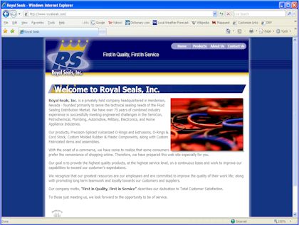Vantage Web Solutions Product Showcase Website